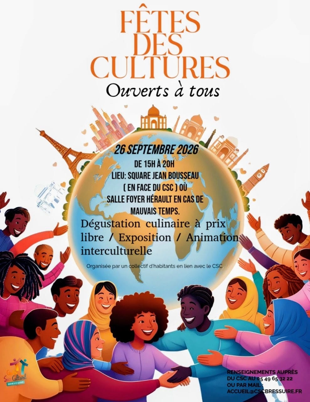 La fête des cultures Parc Jean Bousseau Bressuire
