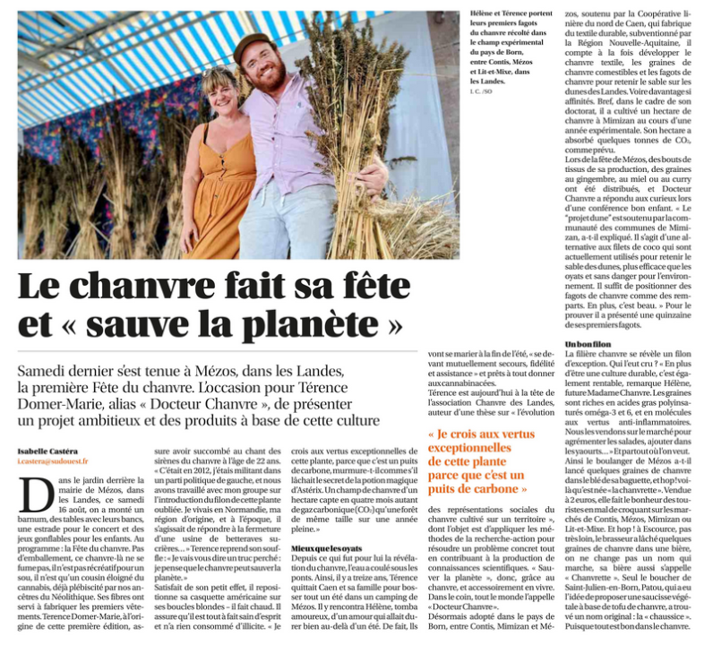 La fête du chanvre à Mézos  Mézos