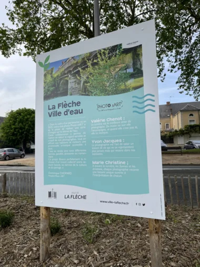 La Flèche, ville d&rsquo;eau : l&rsquo;expo s&rsquo;affiche en grand !, LA FLECHE, La Flèche