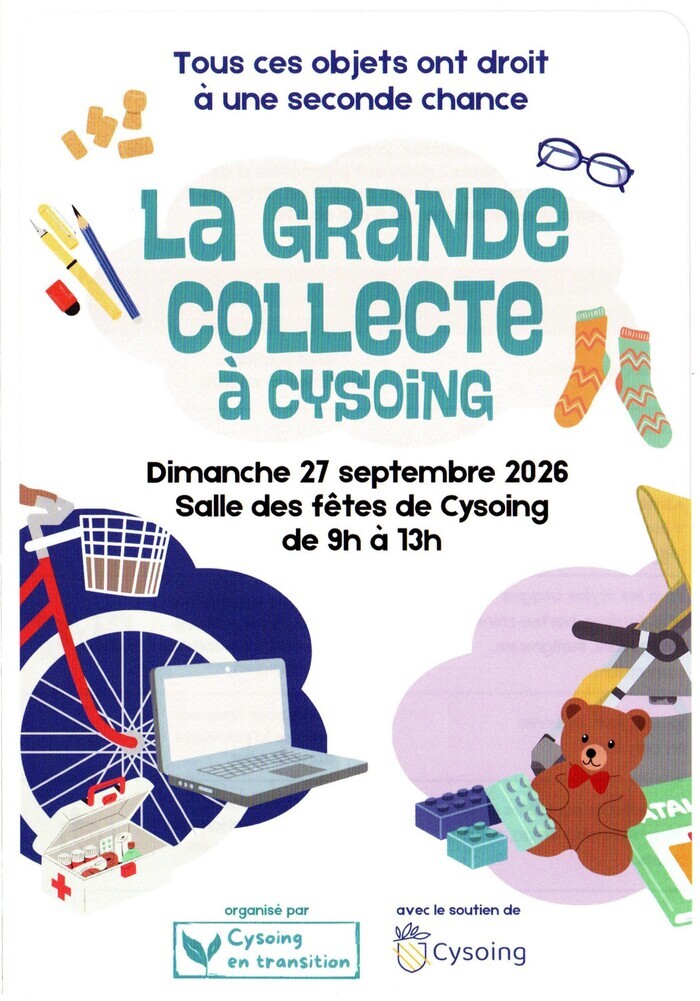 La grande collecte à Cysoing Salle des fêtes Cysoing