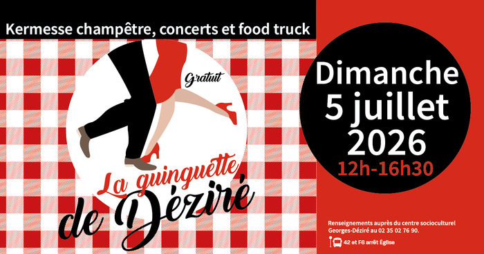 La guinguette de Déziré, Espace Georges-Déziré, Saint-Étienne-du-Rouvray