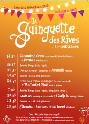 La Guinguette des Rives Base nautique Latitude Canoë Montgesoye