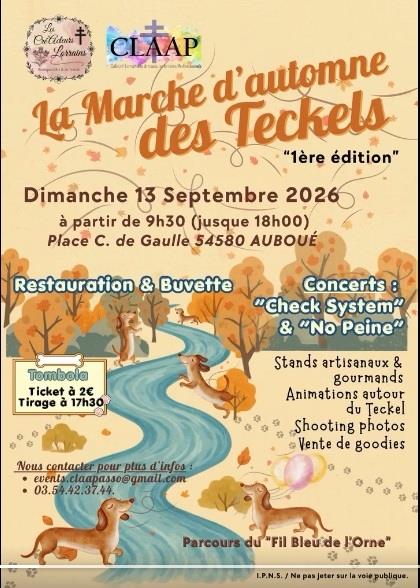 La marche d&rsquo;automne des teckels  Auboué