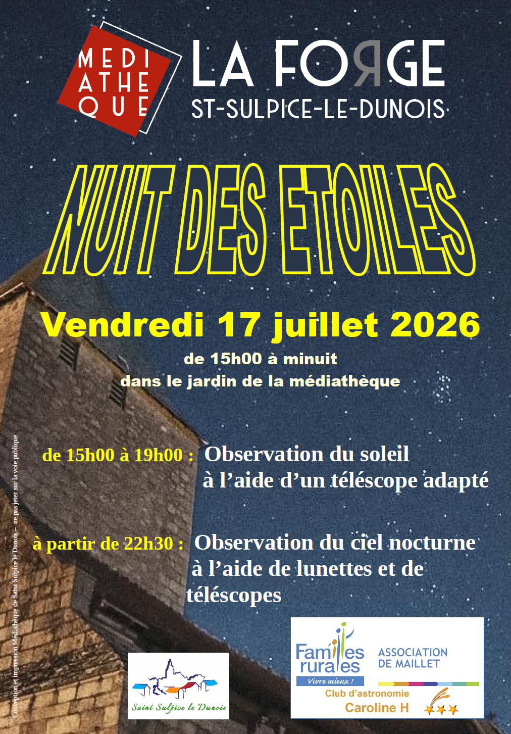 La nuit aux étoiles Saint-Sulpice-le-Dunois