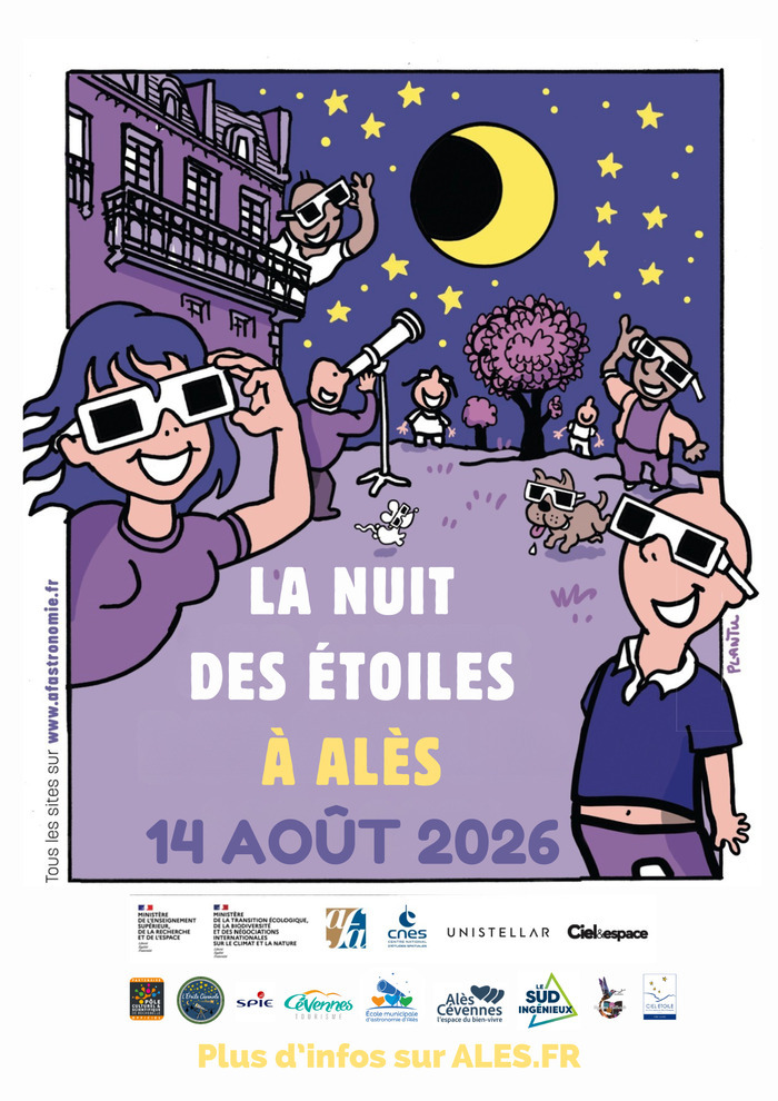 La Nuit des Étoiles 2026 École municipale d’Astronomie Alès
