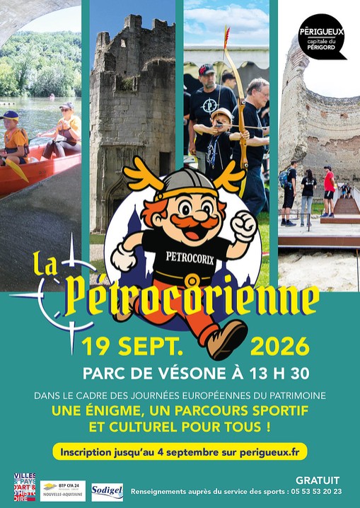LA PÉTROCORIENNE 6ème édition Parc de Vésone Périgueux 2026-09-19