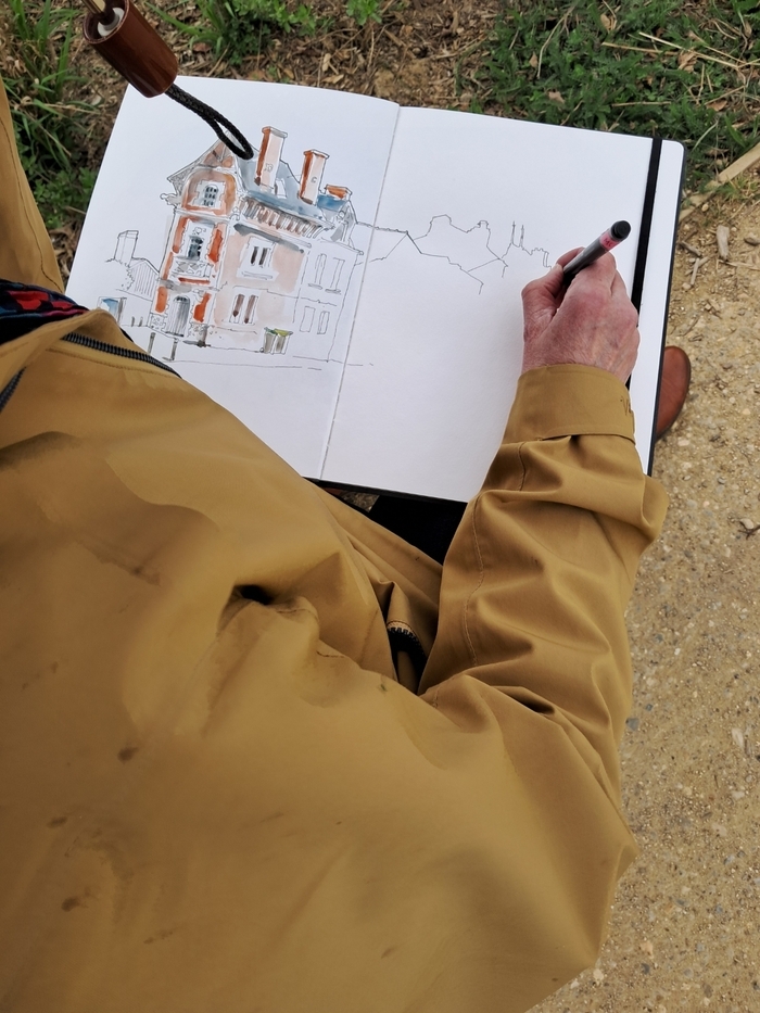 L’art du croquis urbain, LA FLECHE, La Flèche