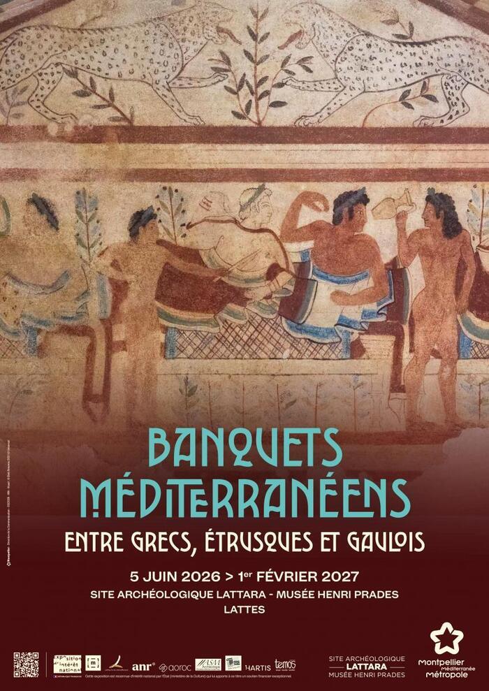 Lattara : visite libre de l’exposition « Banquets méditerranéens entre Grecs, Étrusques et Gaulois », Site archéologique Lattara – musée Henri Prades, Lattes