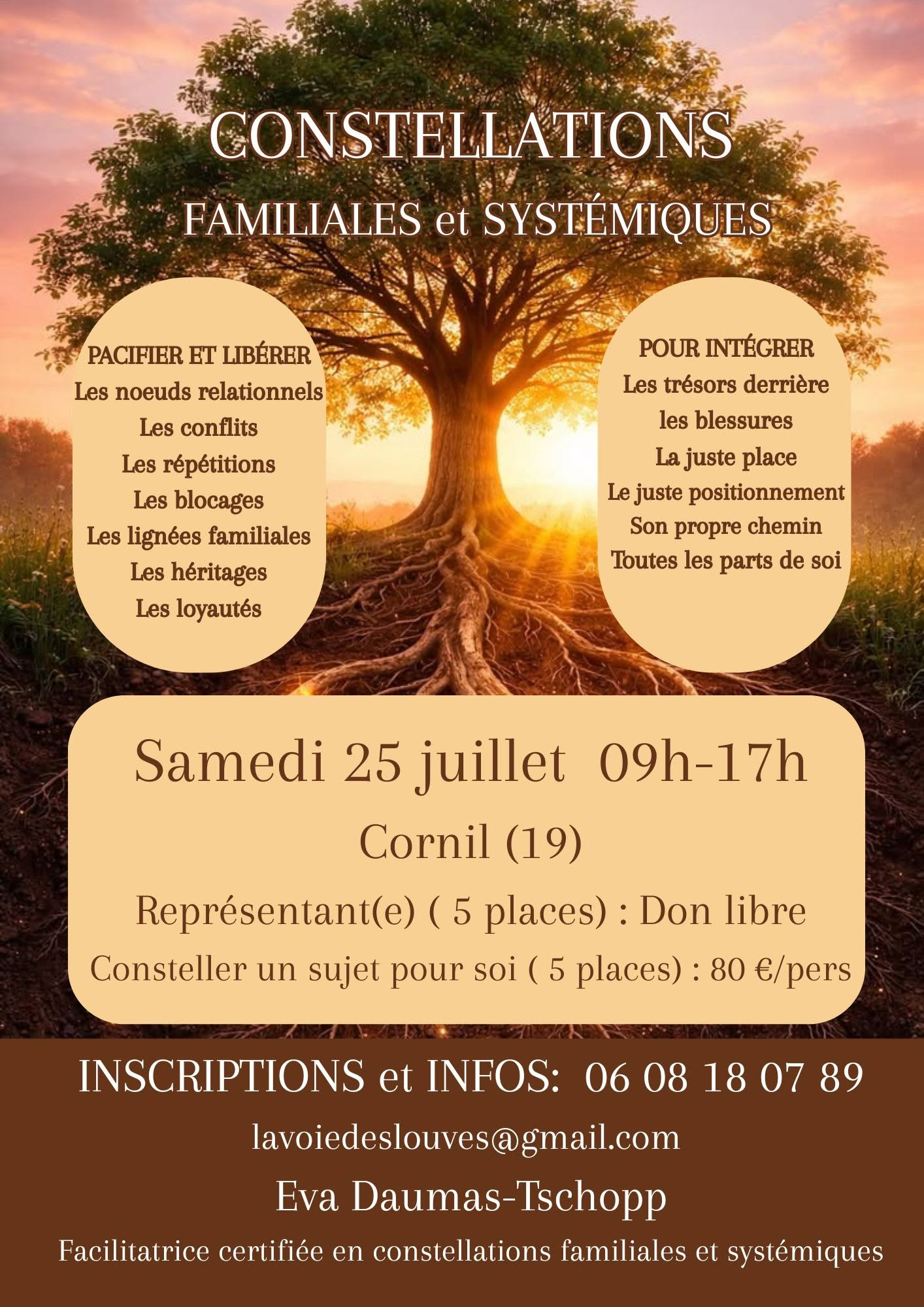 Le Battement d'Ailes Journée de constellations familiales Le Battement d'Ailes Cornil 2026-07-25