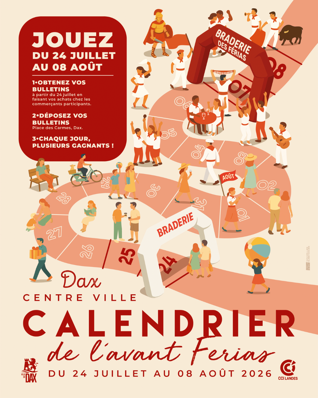 Le Calendrier de l'Avant Férias Dax Centre-ville Dax 2026-07-24