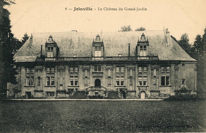 Le château du Grand Jardin en noir et blanc : une histoire à travers la photographie ancienne, Château du Grand Jardin, Joinville
