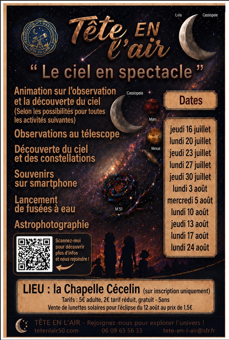 Le ciel en spectacle  La Chapelle-Cécelin