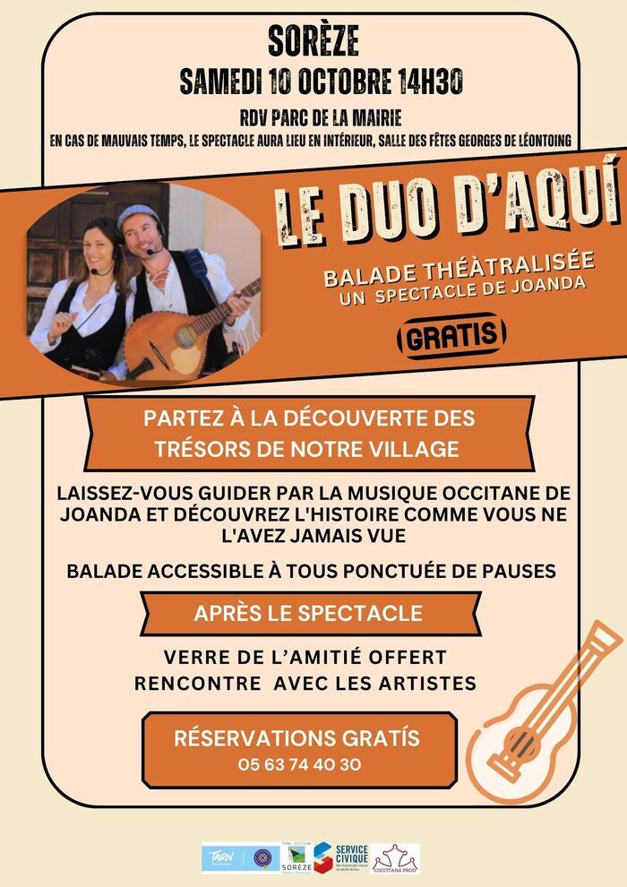Le Duo d’Aquí, Parc de la comuna (Sorese), Sorèze