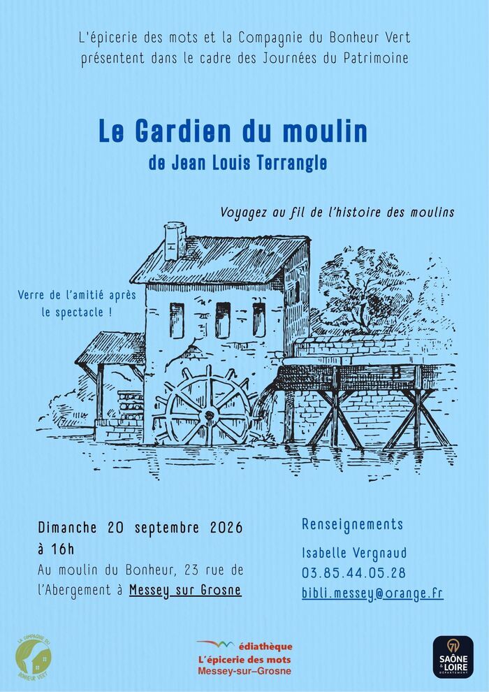 Le Gardien du Moulin, Moulin du Bonheur 23 rue de l’Abergement 71390 Messey sur Grosne, Messey-sur-Grosne