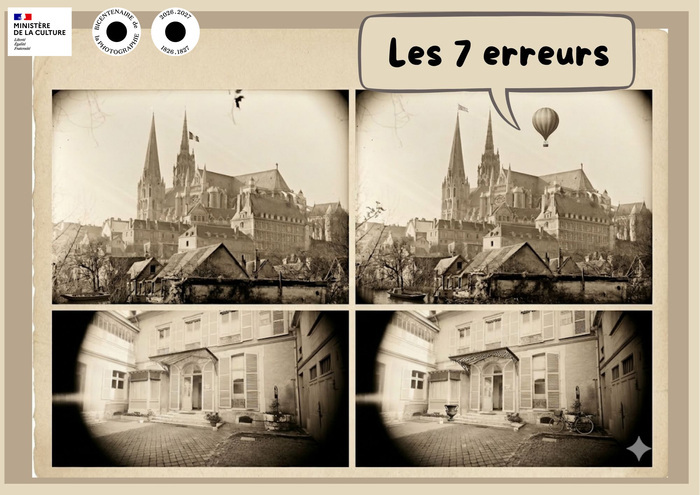 Le jeu des sept erreurs des Archives, Archives départementales d&rsquo;Eure-et-Loir, Mainvilliers