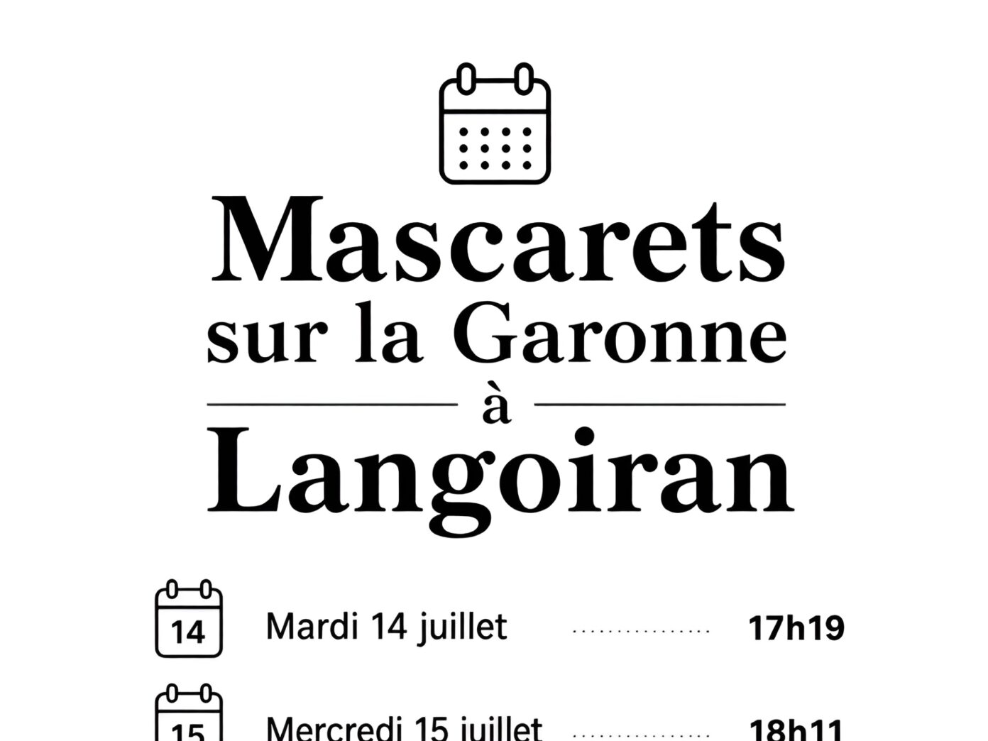 Le Mascaret Langoiran