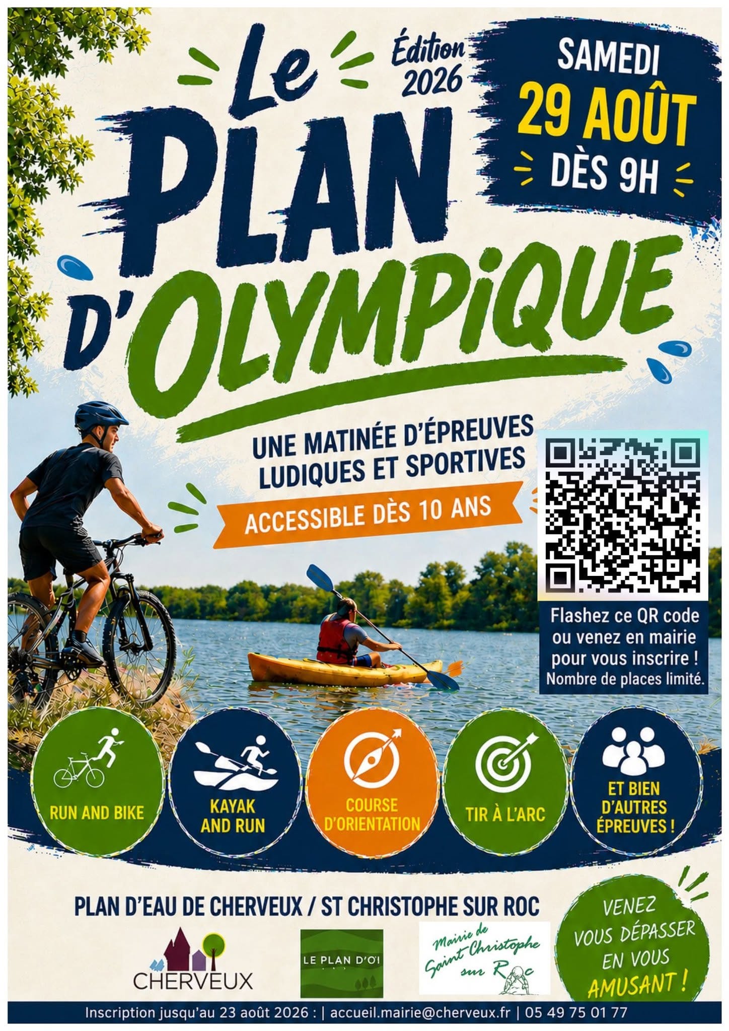 Le Plan d'Olympique D122 Cherveux 2026-08-29