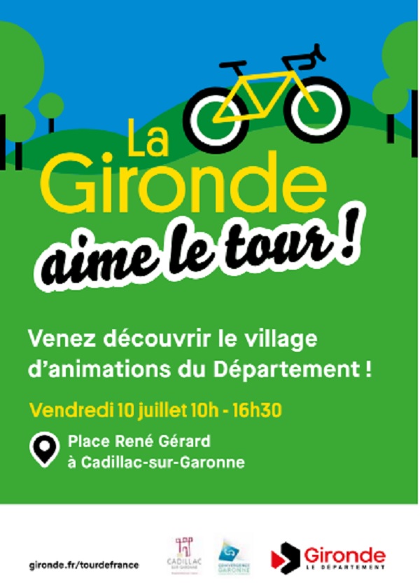 Le Tour de France à Cadillac-sur-Garonne Cadillac-sur-Garonne