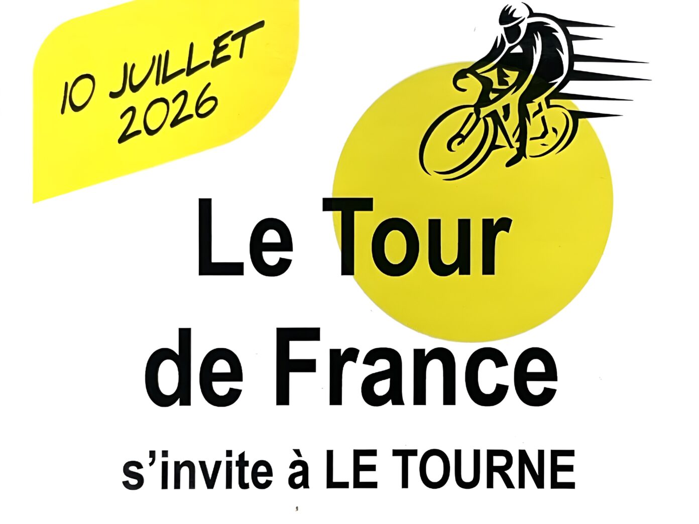 Le tour de france s’invite à Le Tourne Parc de la mairie Le Tourne