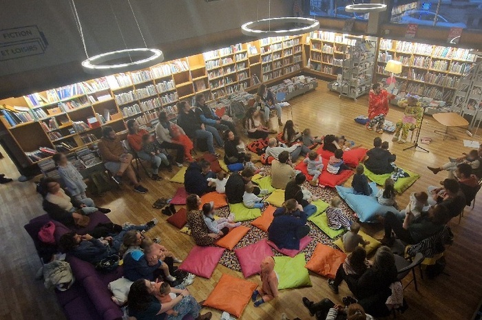 Lecture en Pyjama Médiathèque Jean Lévy Lille