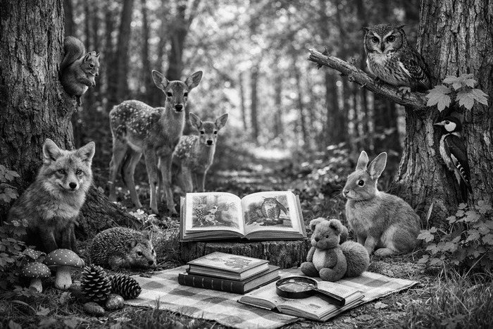 Lectures partagées jeunesse sur la forêt dans le cadre de l’exposition Bialowieza, la forêt vivante de Lech & Simona, Médiathèque jeunesse du Muséum de Toulouse, Toulouse