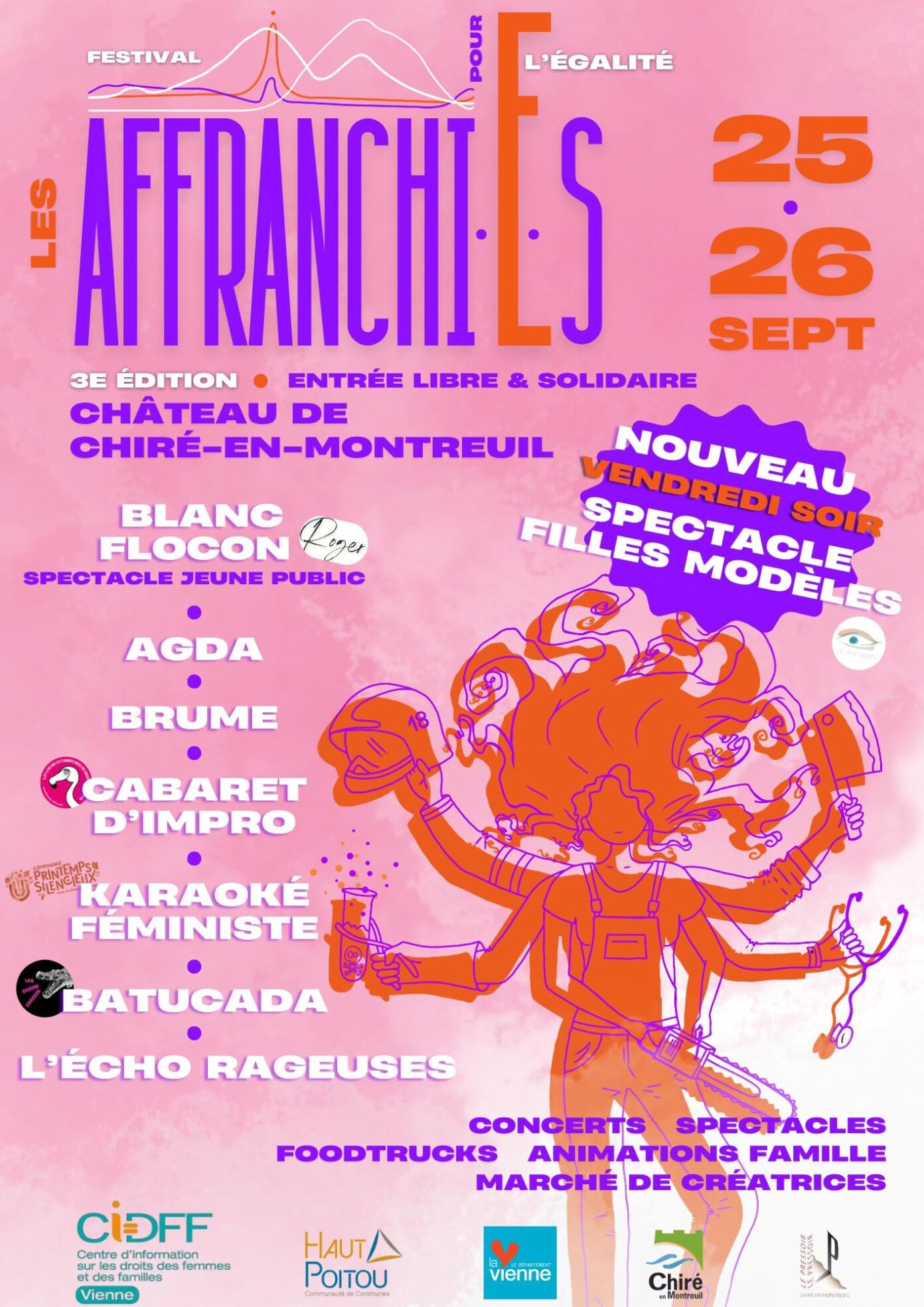 Les Affranchies Château de Chiré-en-Montreuil Chiré-en-Montreuil