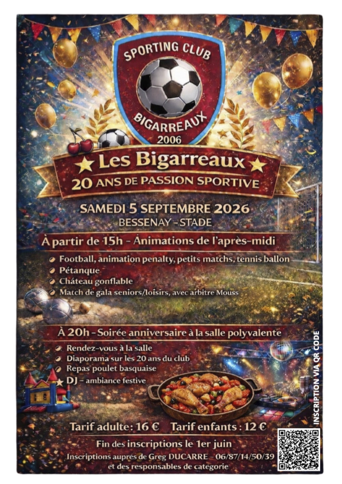 Les Bigarreaux, Complexe sportive Jean Guilloud, Bessenay