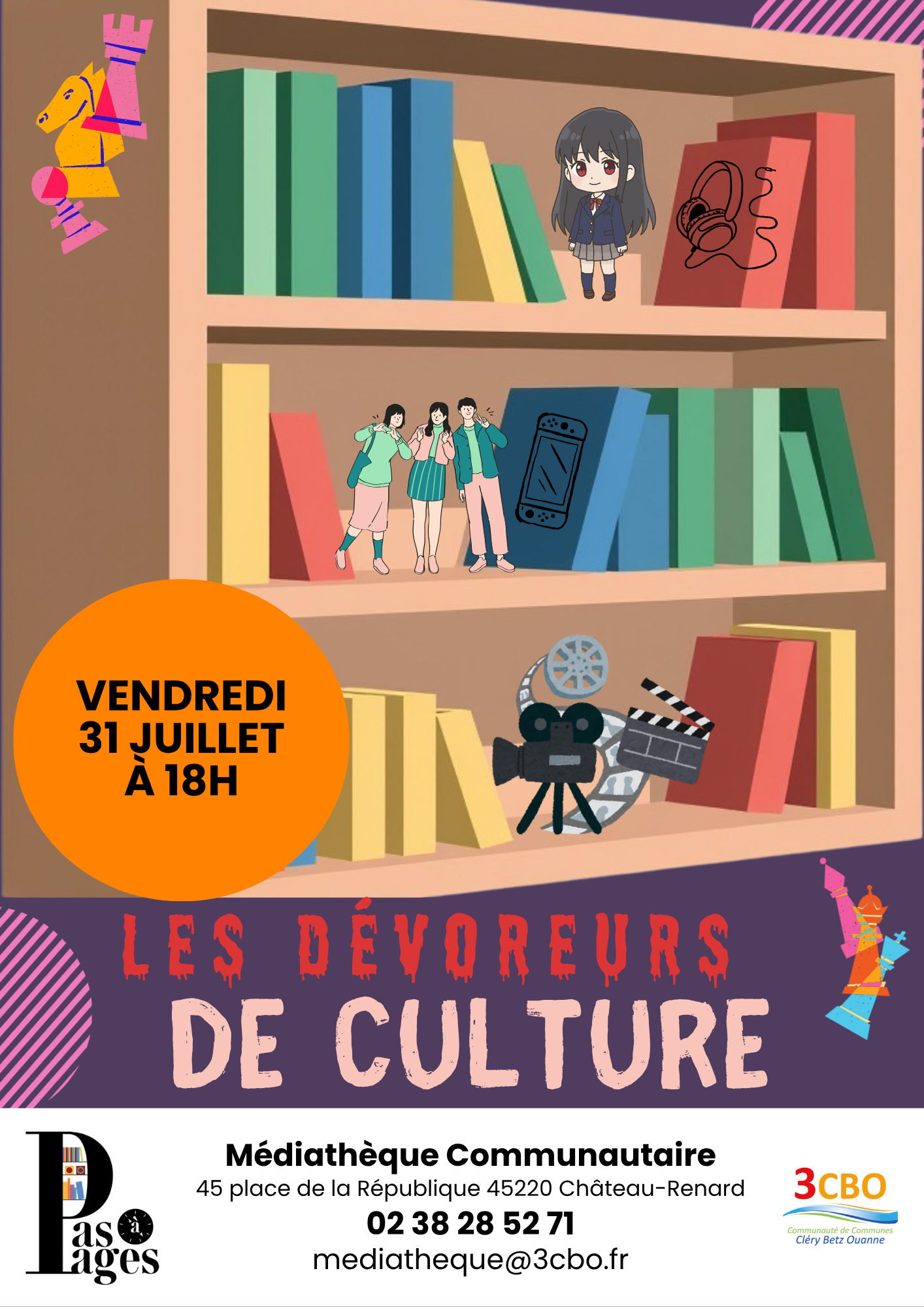 Les dévoreurs de culture 45 Place de la République Château-Renard 2026-07-31