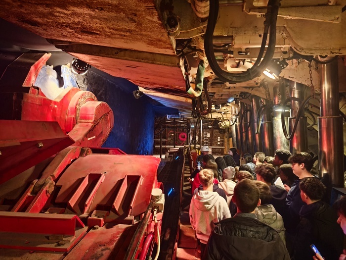 Les élèves à la rencontre des mineurs, Parc Explor Wendel – Musée de la mine, Petite-Rosselle