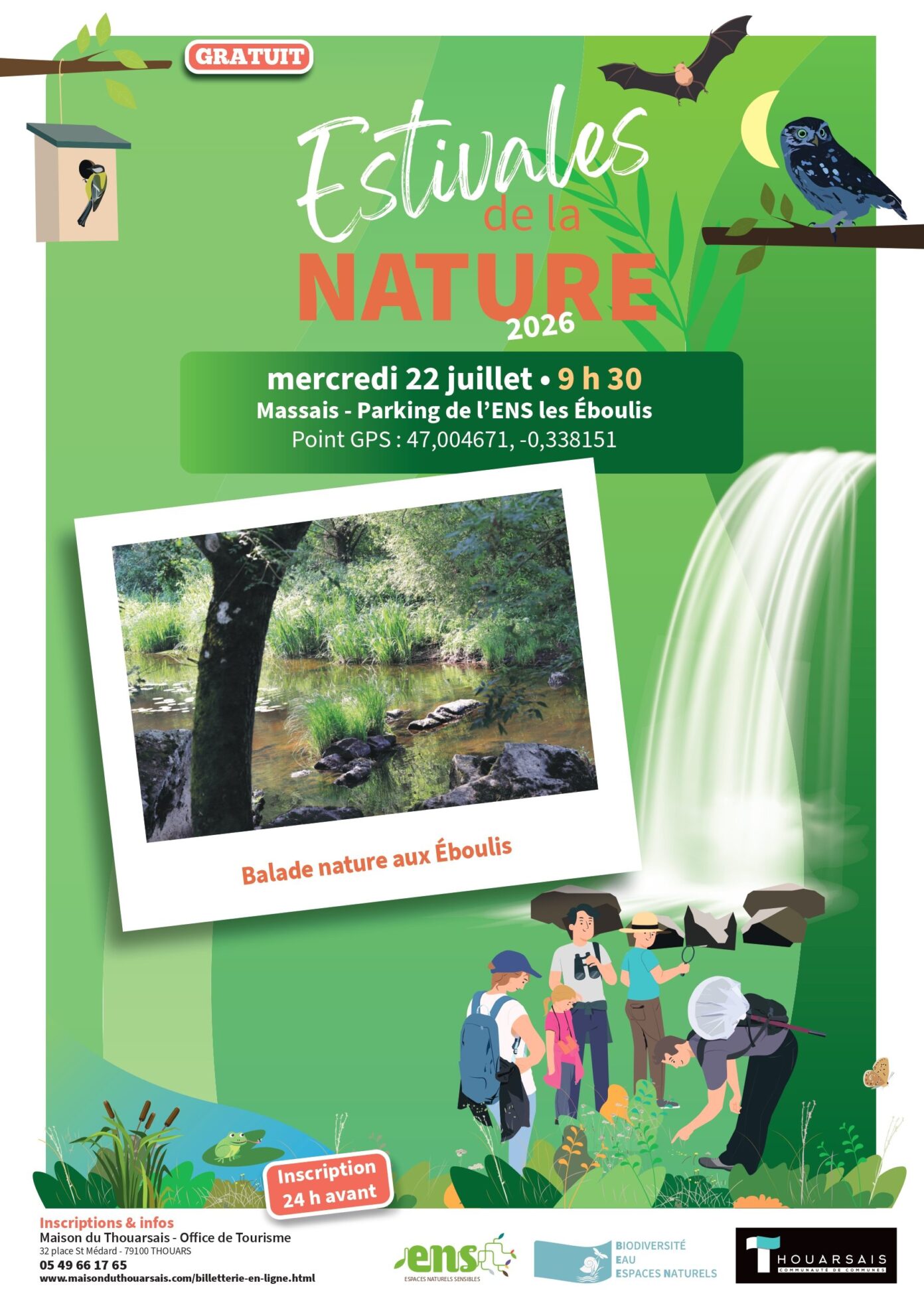 LES ESTIVALES DE LA NATURE Balade nature aux eboulis de Massais  Val en Vignes