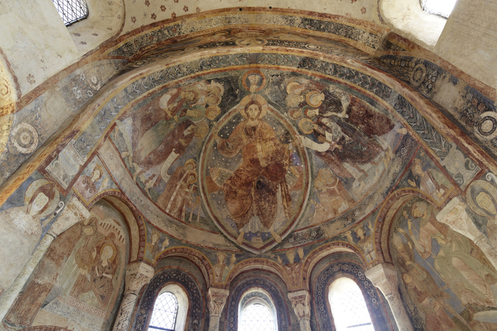 Les fresques de la chapelle des moines, Chapelle des moines, Berzé-la-Ville