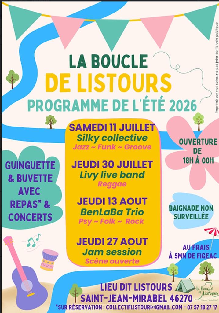 Les guinguettes de Listours 2026, Saint-Jean-Mirabel Saint-Jean-Mirabel