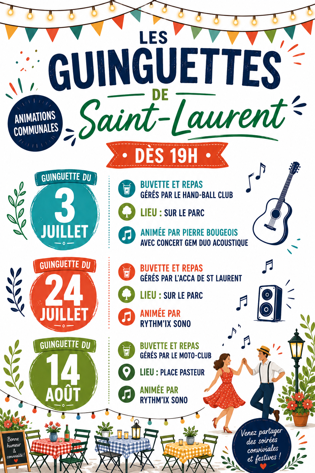 Les guinguettes de Saint-Laurent Saint-Laurent-en-Grandvaux
