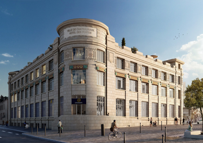 Les Jardins d’Arcadie : Exposition et archives du quartier de l’Hôtel des Postes de Châteauroux, Les Jardins d’Arcadie / Hôtel des postes, Châteauroux