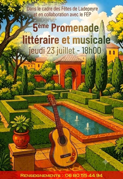 les jardins des enclos Promenade littéraire et musicale Viala-du-Tarn