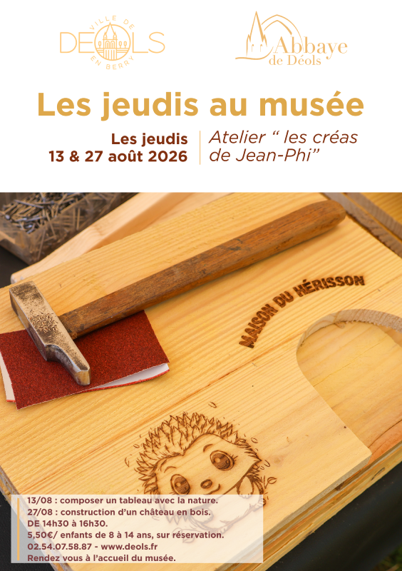 Les jeudis au musée Les créas de Jean-Phi Déols