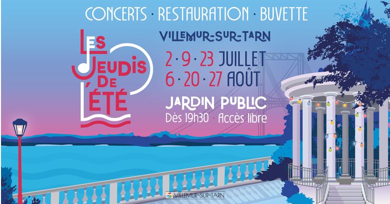 LES JEUDIS DE L’ÉTÉ Jardins Public Villemur-sur-Tarn