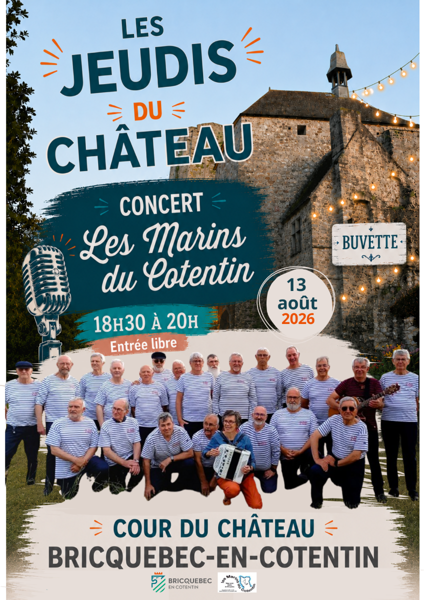 Les jeudis du château Les Marins du Cotentin Cour du château Bricquebec-en-Cotentin