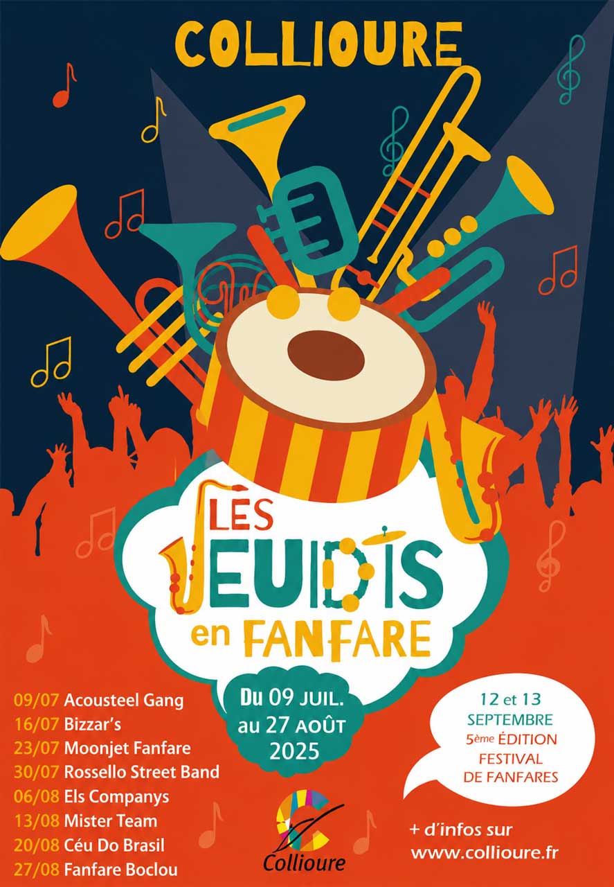 LES JEUDIS EN FANFARE ROSSELLO STREET BAND Collioure Collioure 2026-07-30