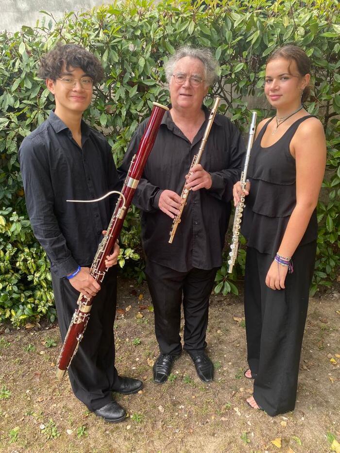 Les Mercredis musicaux - Trio Mélèze - Flûtes traversières et basson Église Saint Nicolas Le Pouliguen