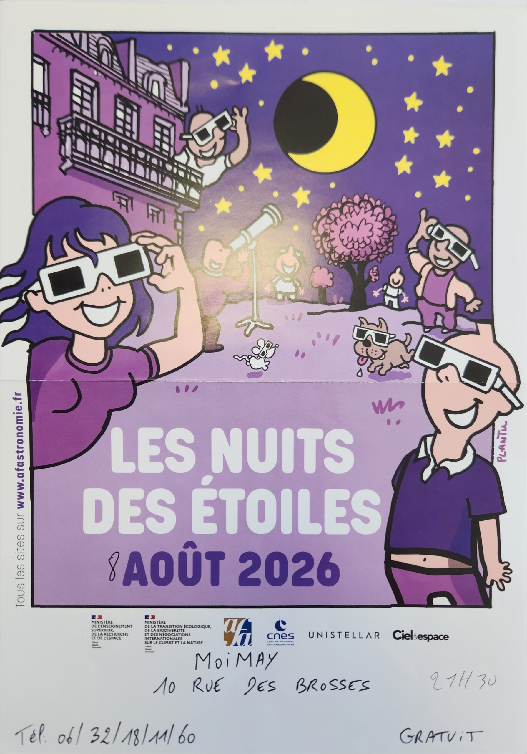 Les Nuits des Étoiles 10 rue des Brosses Moimay 2026-08-08