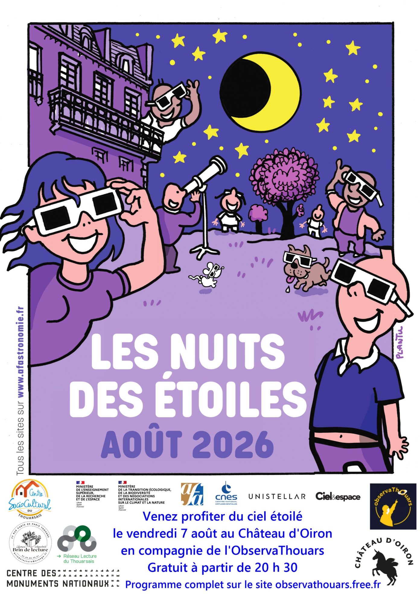 Les nuits des étoiles Le Chateau d&rsquo;Oiron Plaine-et-Vallées