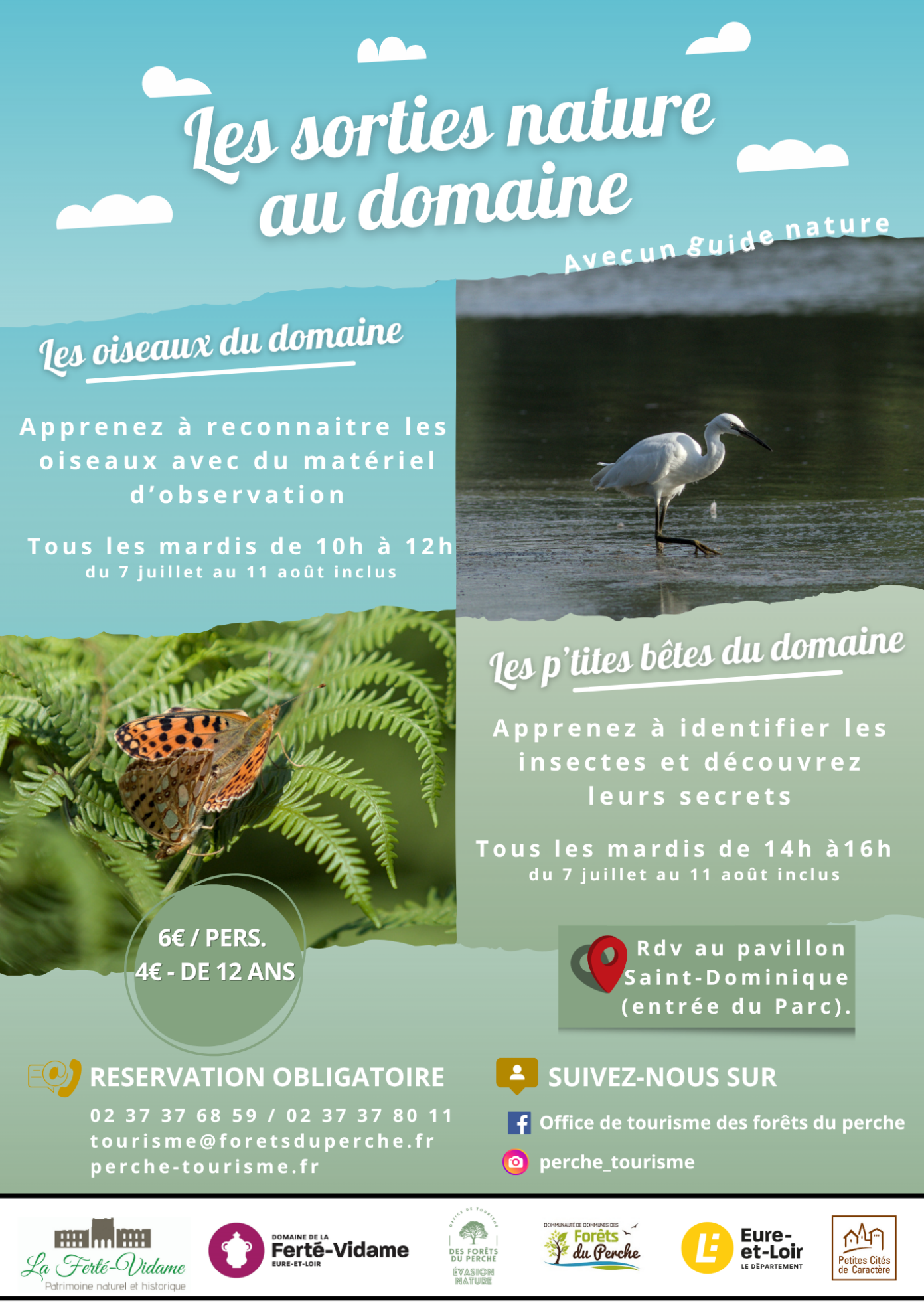 Les Oiseaux du domaine Sortie nature en famille La Ferté-Vidame