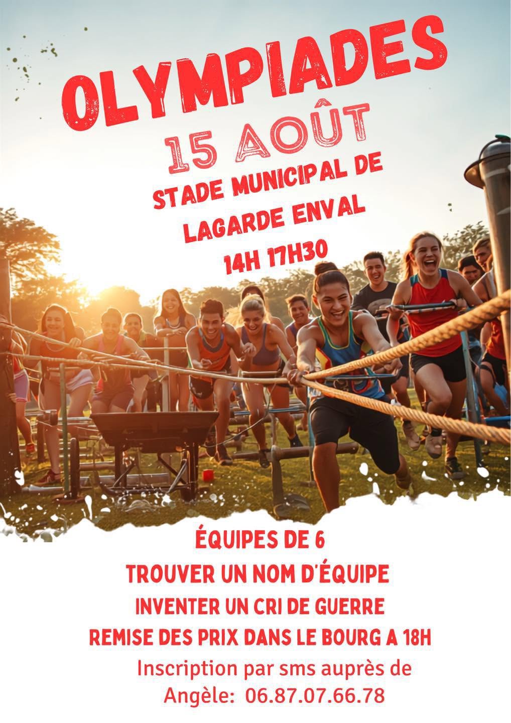 Les Olympiades de Large Enval  Lagarde-Marc-la-Tour