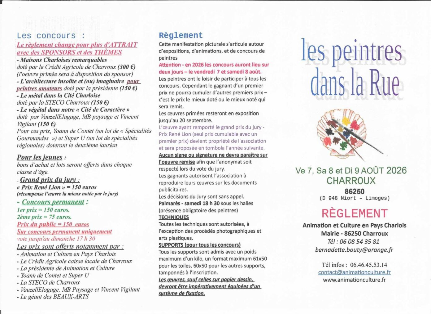 Les Peintres dans la rue  Charroux
