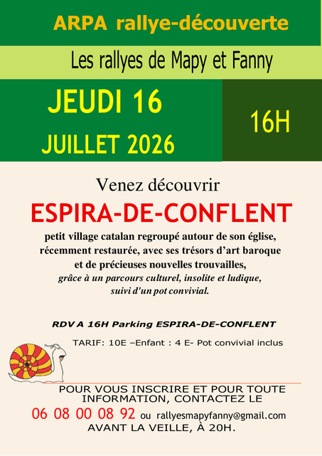 LES RALLYES DE MAPY ET FANNY ESPIRA-DE-CONFLENT  Espira-de-Conflent