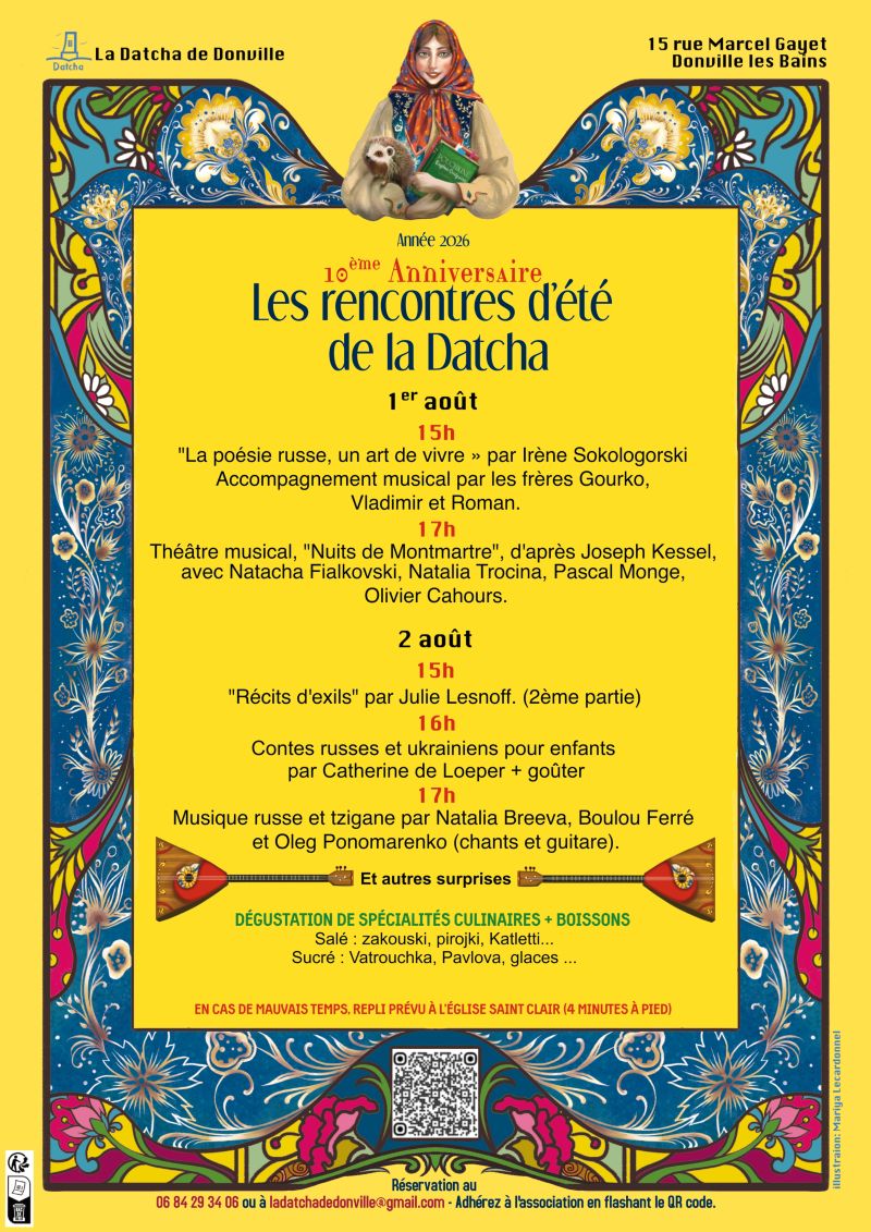 Les Rencontres d’été de la Datcha Donville-les-Bains