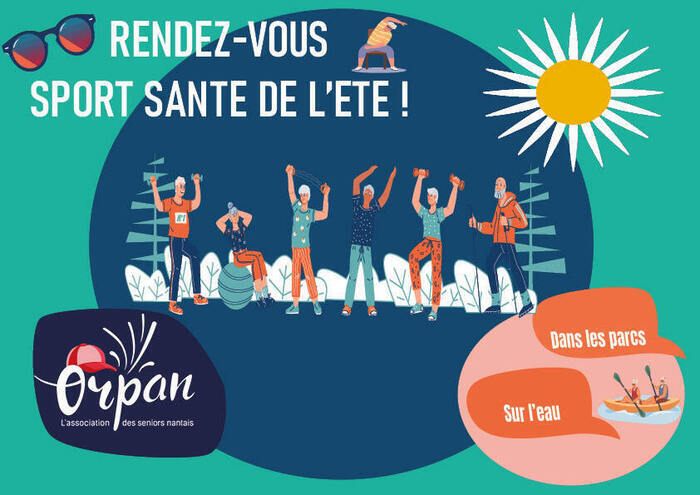 Les rendez-vous Sport santé de l'été Parc de Procé Nantes