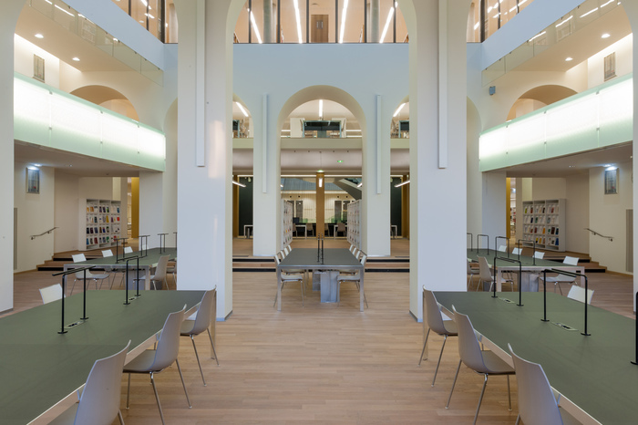 Les salles de lecture, Bibliothèque nationale et universitaire, Strasbourg