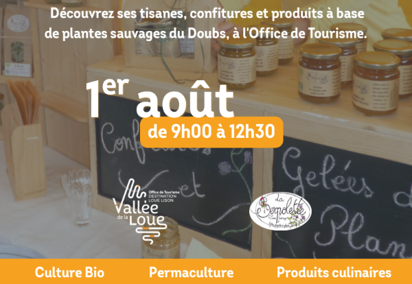 Les Samedis des producteurs La Serpolette La boutique de l’Office de Tourisme Ornans